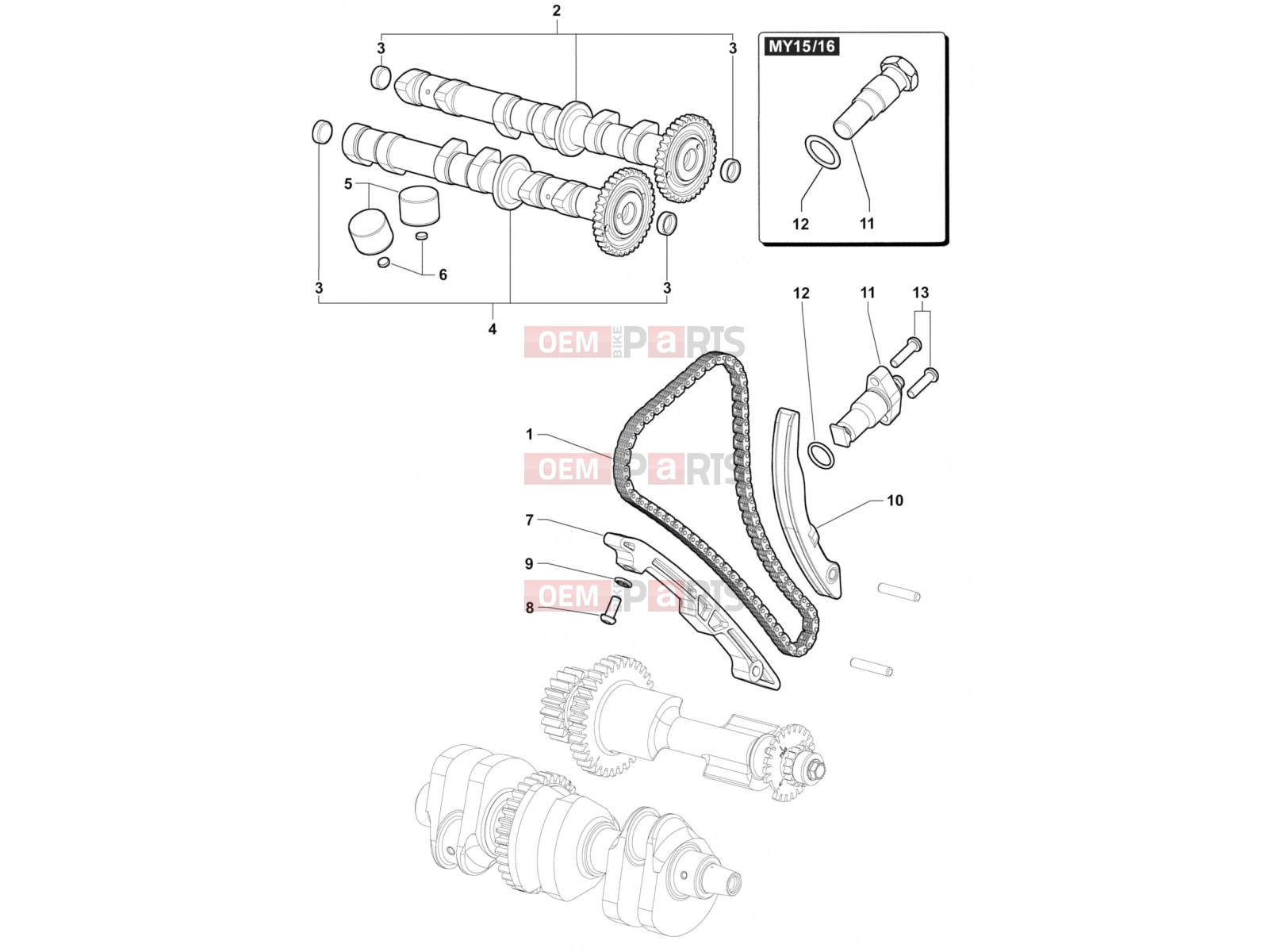 MV Agusta Brutale 800 RR Timing System