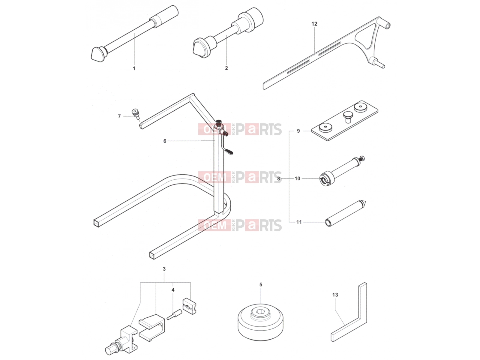 Service Tools Frame 2 - MV Agusta Stradale 800