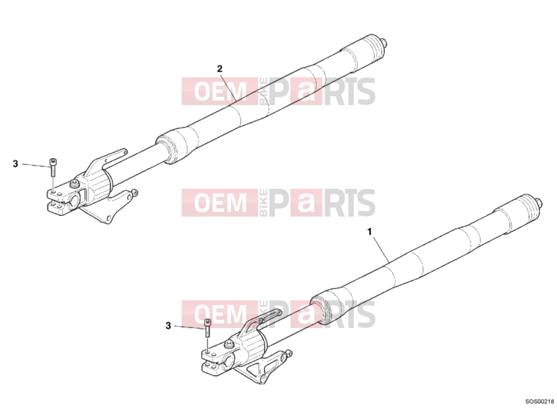 DUCATI 2006 Multistrada 1000 S FRONT FORK » FRONT SUSPENSION