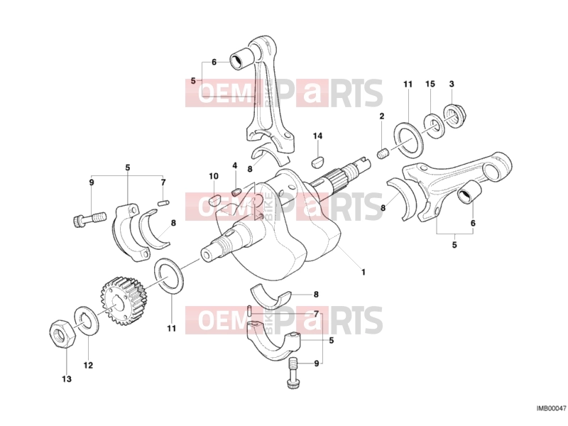 DUCATI 2006 Multistrada 1000 S CRANKSHAFT » ENGINE CASE