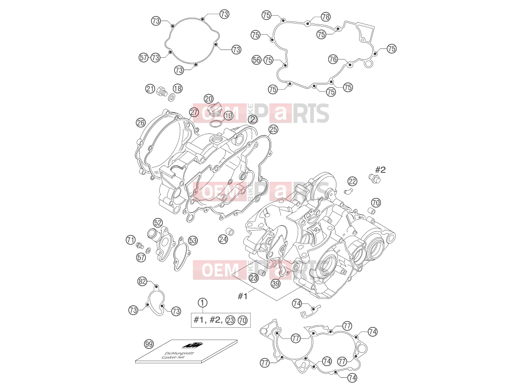 KTM 105 SX (6101D5) [EU] 2004 ENGINE CASE|Engine|30