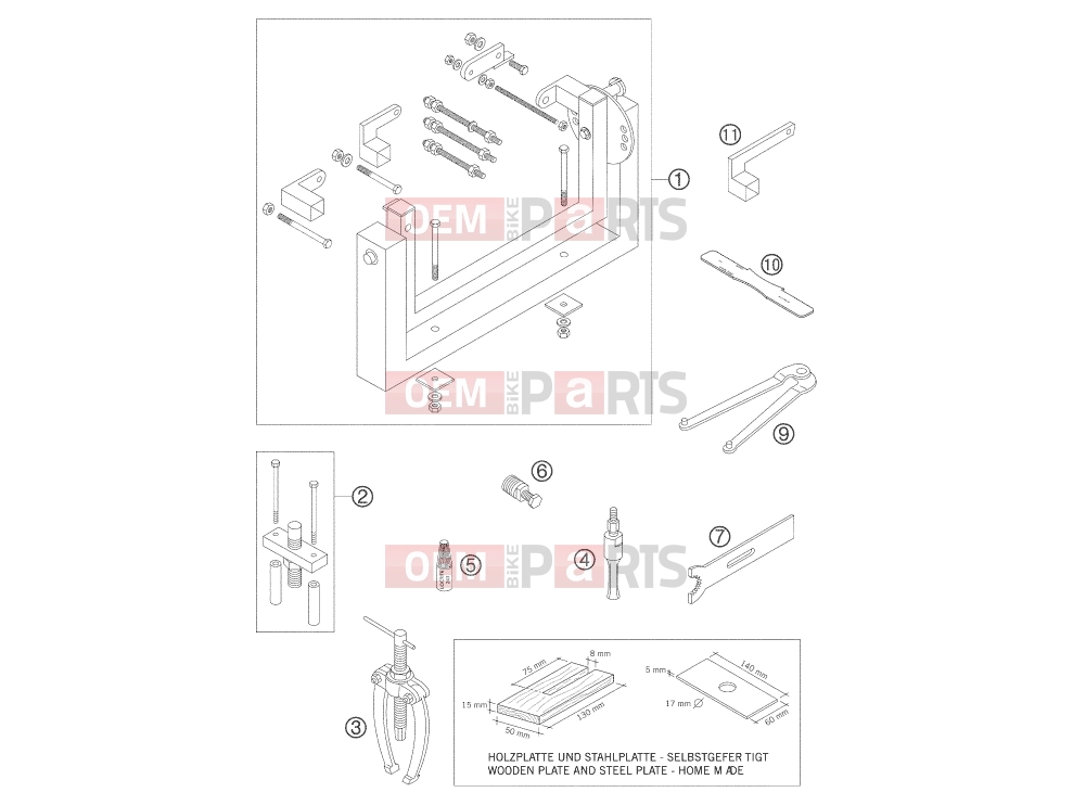 Special tools (engine)|Engine|29 - KTM 65 SX (6001D6) [EU] 2004