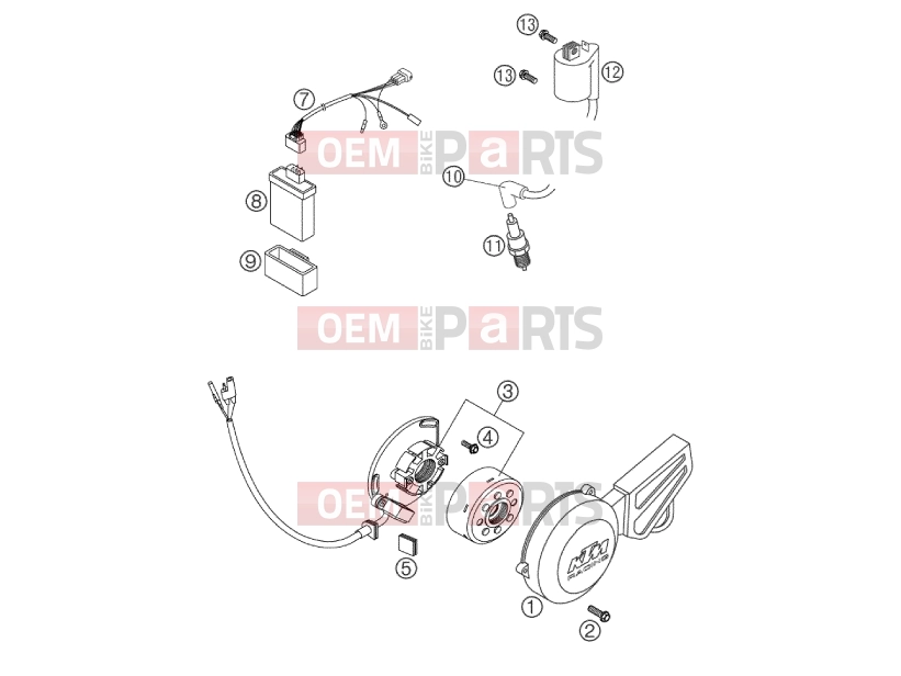 KTM 65 SX (6001D6) [EU] 2004 IGNITION SYSTEM|Engine|39