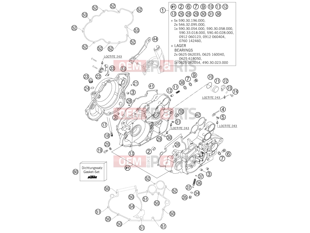 ENGINE CASE|Engine|30 - KTM 525 SX (8501F5) [EU] 2006
