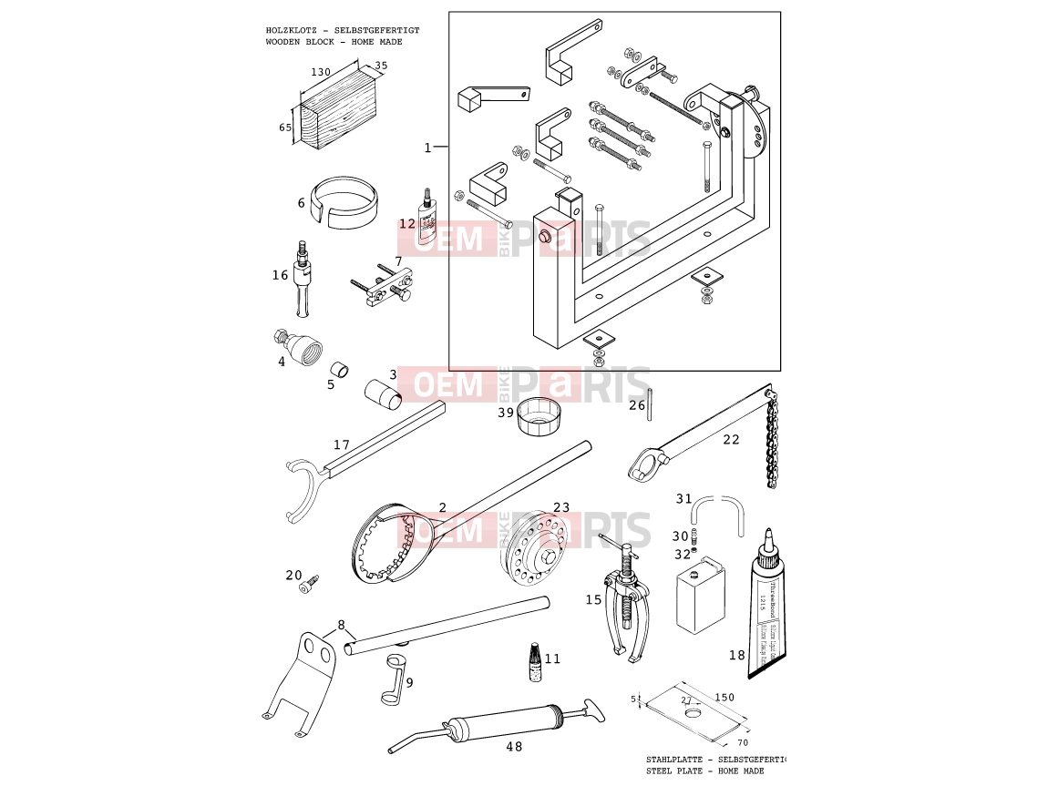 KTM 400 LC4-E (930306) [EU] 2000 Special tools (engine)|Engine|29