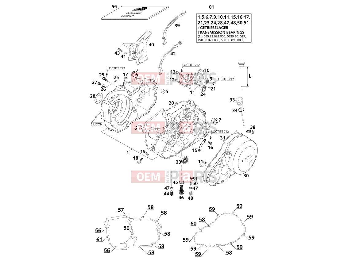 KTM 400 LC4-E (930306) [EU] 2000 ENGINE CASE|Engine|30