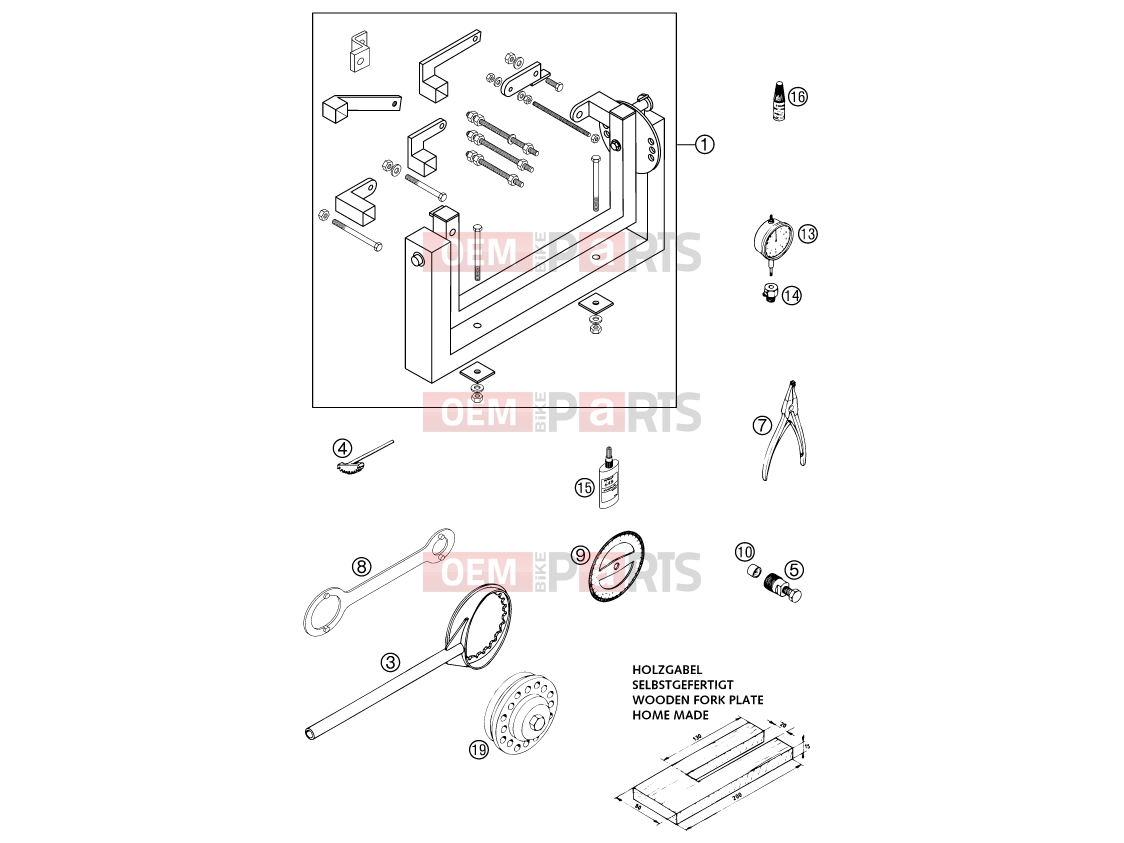 KTM 380 SX (650200) [EU] 2000 Special tools (engine)|Engine|29