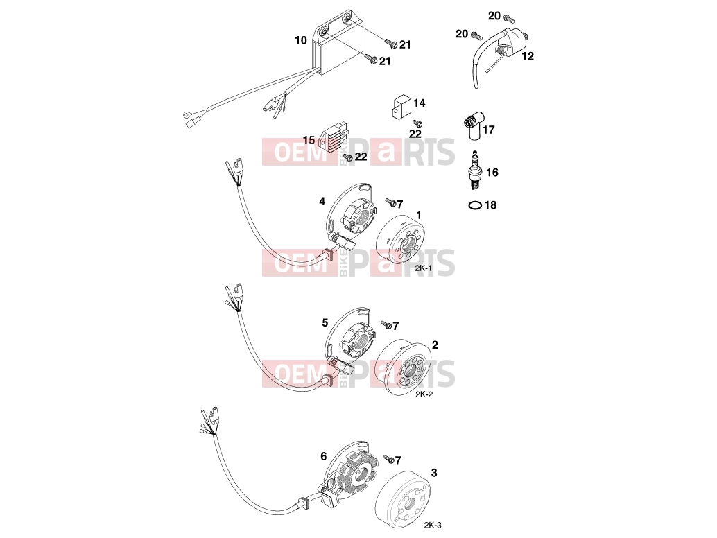 IGNITION SYSTEM|Engine|39 - KTM 125 SX (610200) [EU] 2000