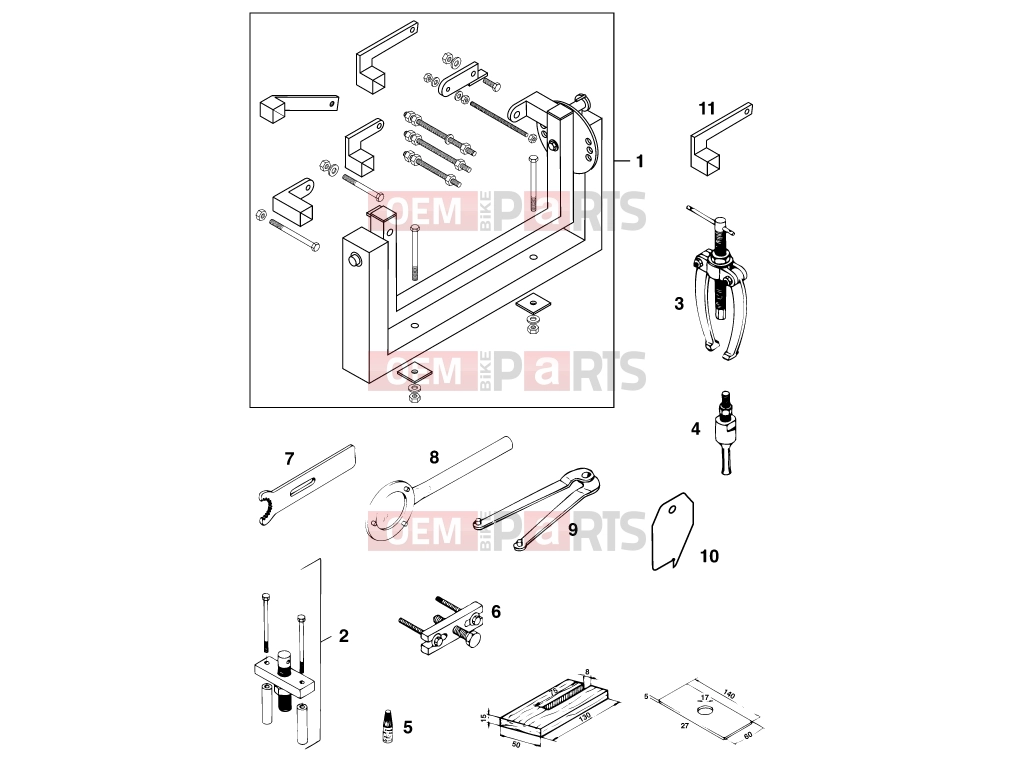 Special tools (engine)|Engine|29 - KTM 65 SX (600106) [EU] 2000
