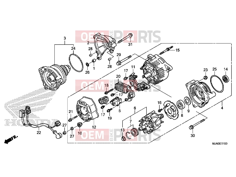 HONDA CTX1300A 2016 E-11 GENERATOR