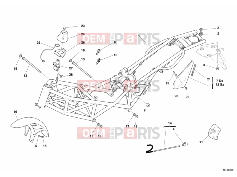 DUCATI 2006 Monster S2R 1000 FRAME » FRAME