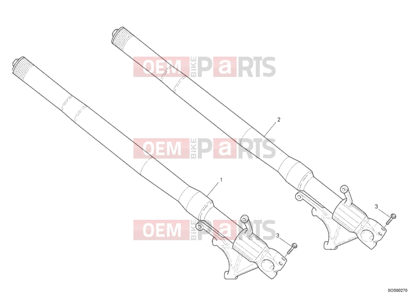 DUCATI 2006 Monster S4RS FRONT FORK » FRONT SUSPENSION