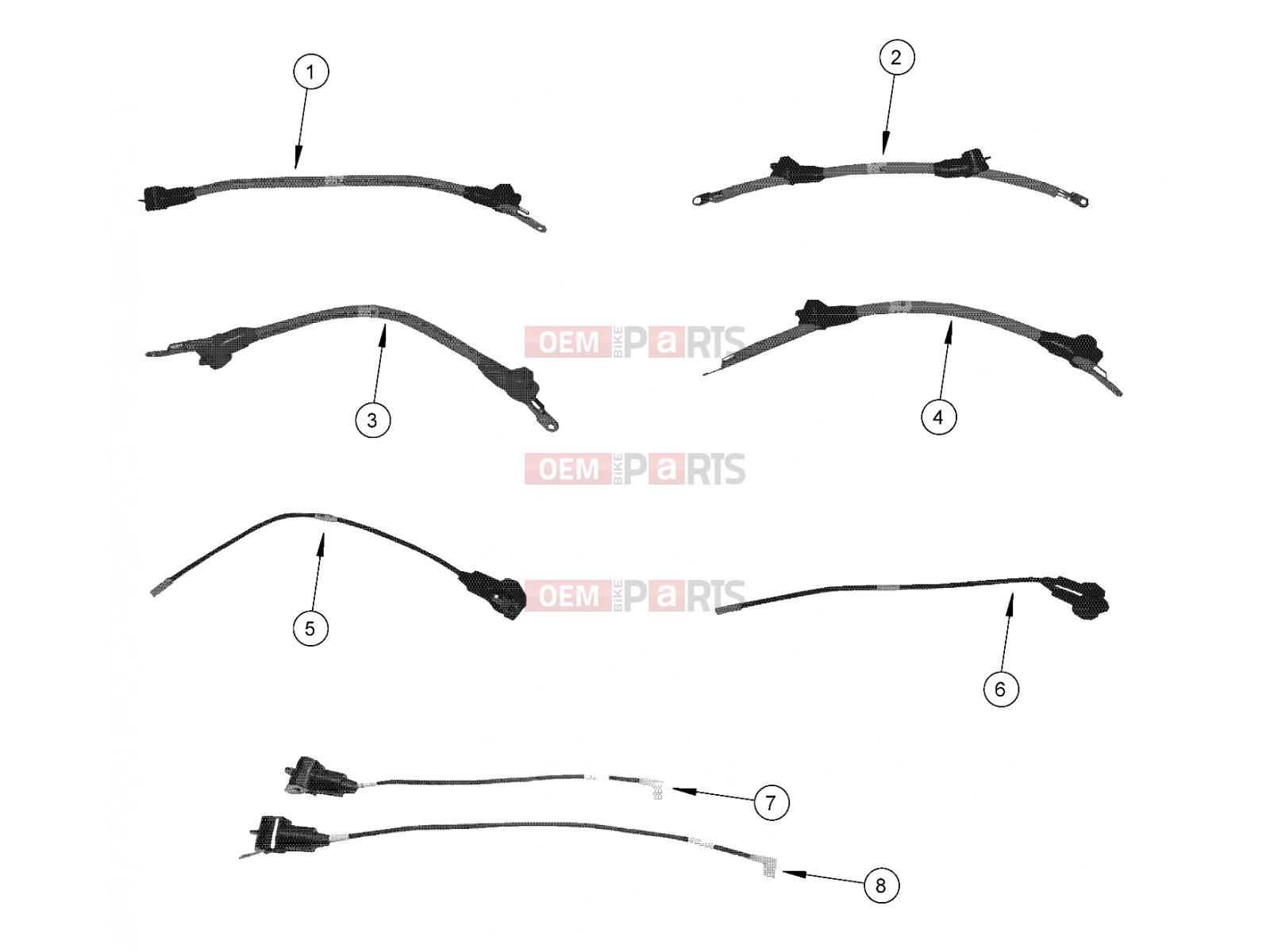 Polaris 2011 LEV GEM - e2/e4/e6/eS/eL/eLXD ELECTRICAL | ELECTRICAL, CABLES, WITH COOLING PACKAGE - e2/e4/e6/eS/eL/eLXD (49GEMELECTRICAL11CABLESE2)