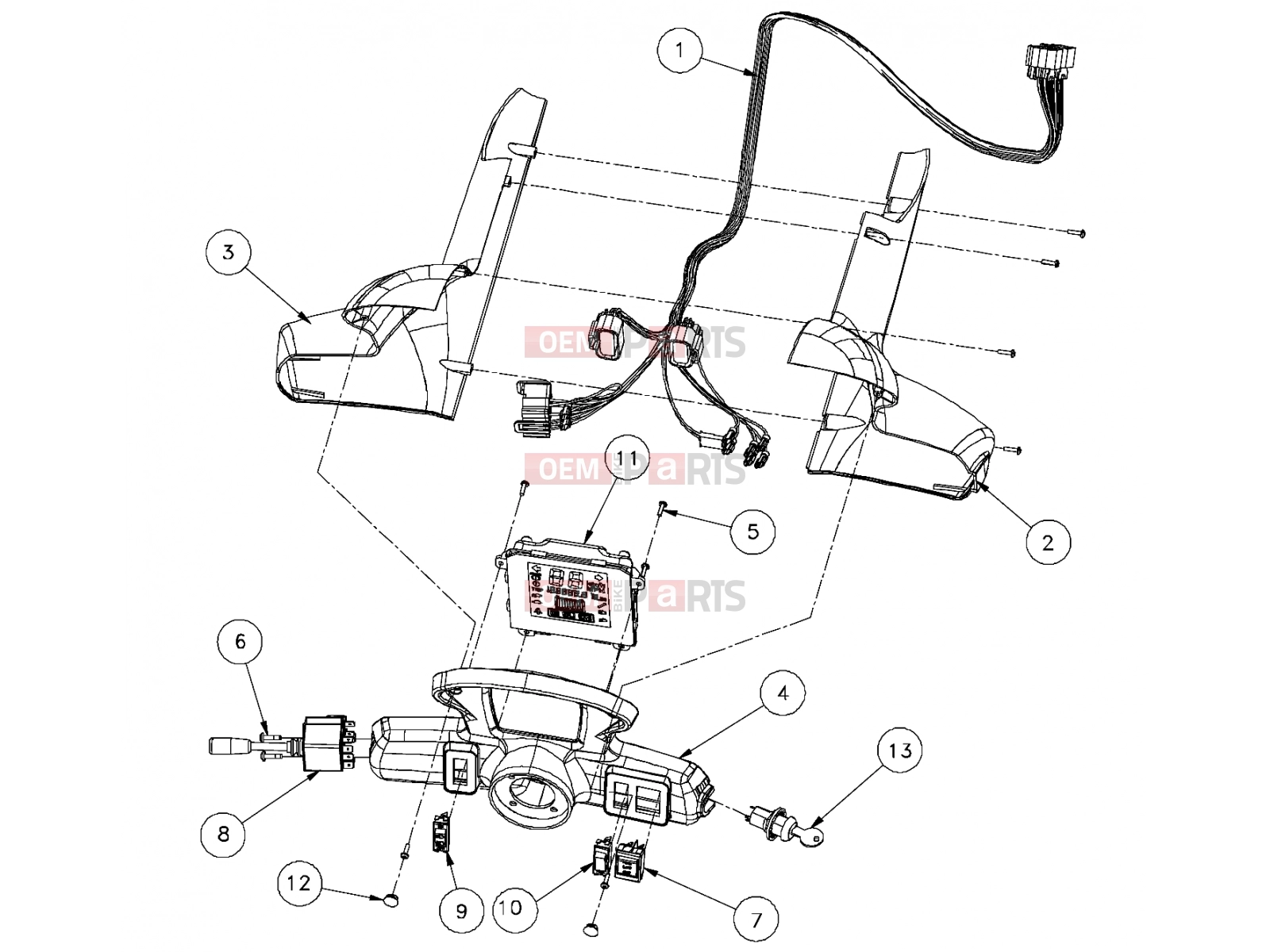 Polaris 2011 LEV GEM - e2/e4/e6/eS/eL/eLXD ELECTRICAL | ELECTRICAL, COLUMN STEERING UTILITY - e6wSopt/eS/eL/eLXD (49GEMELECTRICAL11COLUMNU)