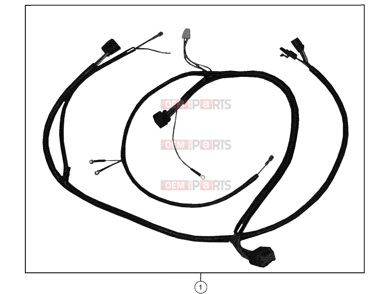 EUROPEAN COMPONENTS | EUROPEAN COMPONENTS, WIRE HARNESS, CONTROLLER, EU - e2/e4/eS/eL/eLXD (49GEMEUROCOMPS11HARNESS) - Polaris GEM - e2/e4/e6/eS/eL/eLXD 2011