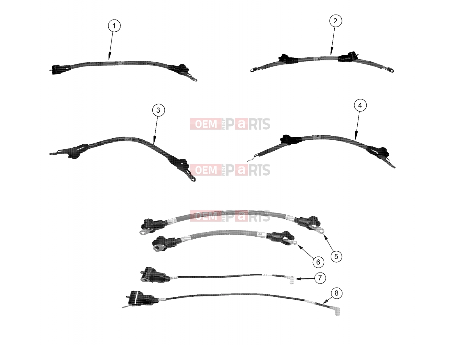 Polaris 2010 LEV GEM - E2/E4/E6/ES/EL/ELXD ELECTRICAL | ELECTRICAL, CABLES, W/O COOLING PACKAGE - e2/e4/eS/eL (49GEMELECTRICAL11CABLES)
