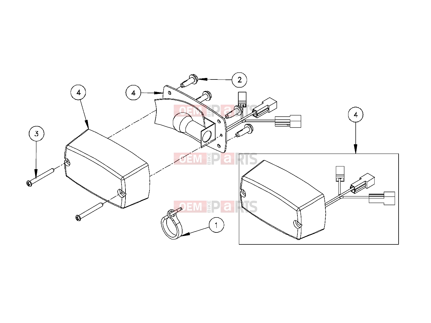 Polaris 2010 LEV GEM - E2/E4/E6/ES/EL/ELXD ELECTRICAL | ELECTRICAL, TAIL LIGHTS, PASSENGER - e2/e4/e6 (49GEMELECTRICAL11TAIL)