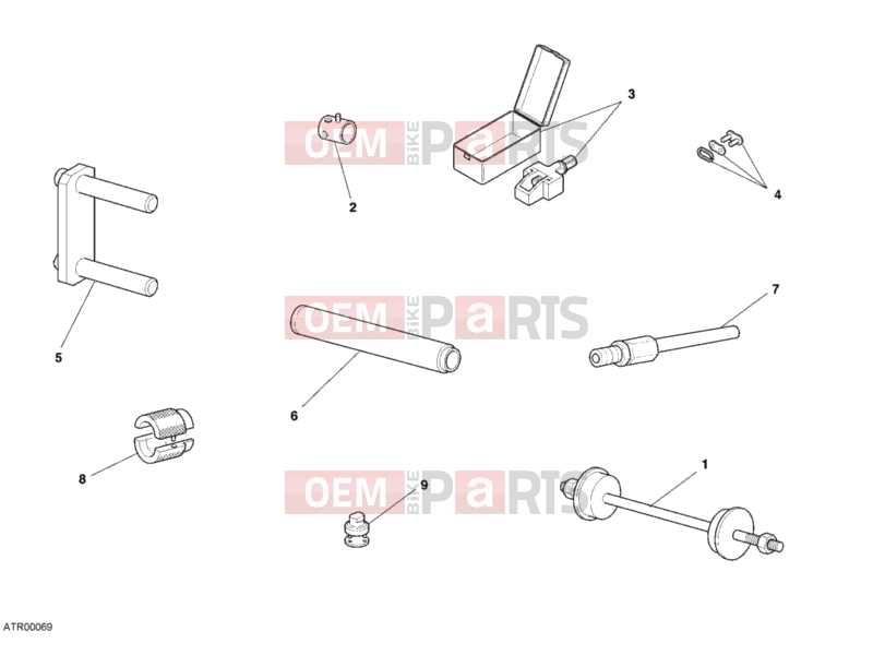 DUCATI 2006 Sporttouring ST3 S ABS WORKSHOP SERVICE TOOLS, FRAME » FRAME