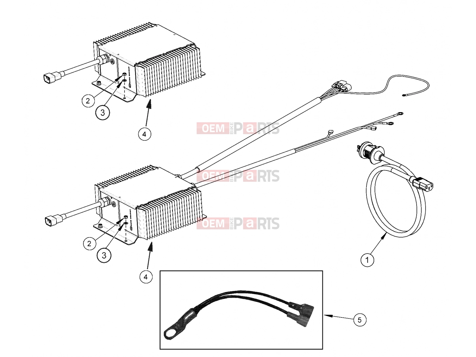 Polaris 2008 LEV GEM - E2/E4/E6/ES/EL/ELXD ELECTRICAL | ELECTRICAL, CHARGER - e2/e4/e6/eS/eL/eLXD (49GEMELECTRICAL11CHARGER)