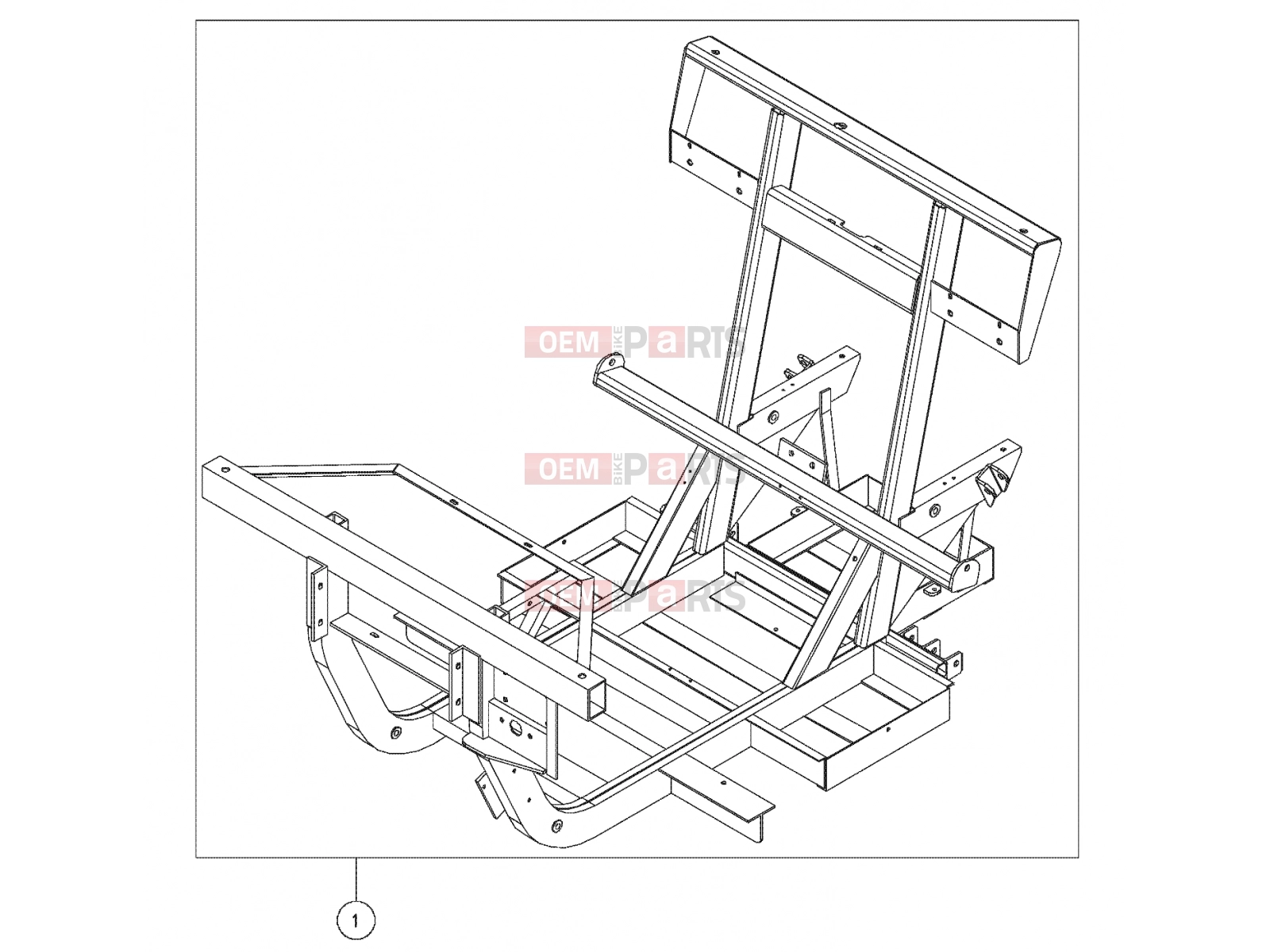 FRAME - Polaris GEM - E2/E4/E6/ES/EL/ELXD 2007