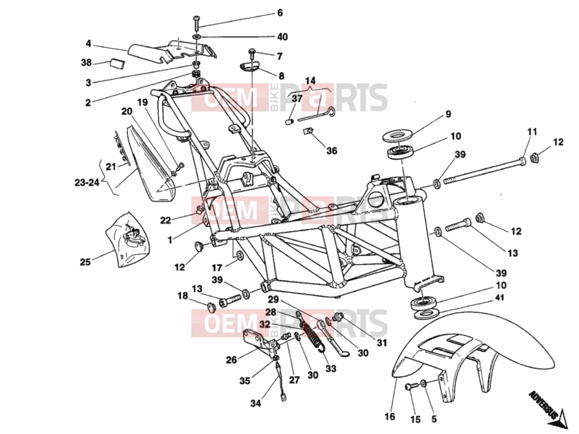 DUCATI 2005 Monster 400 FRAME » FRAME