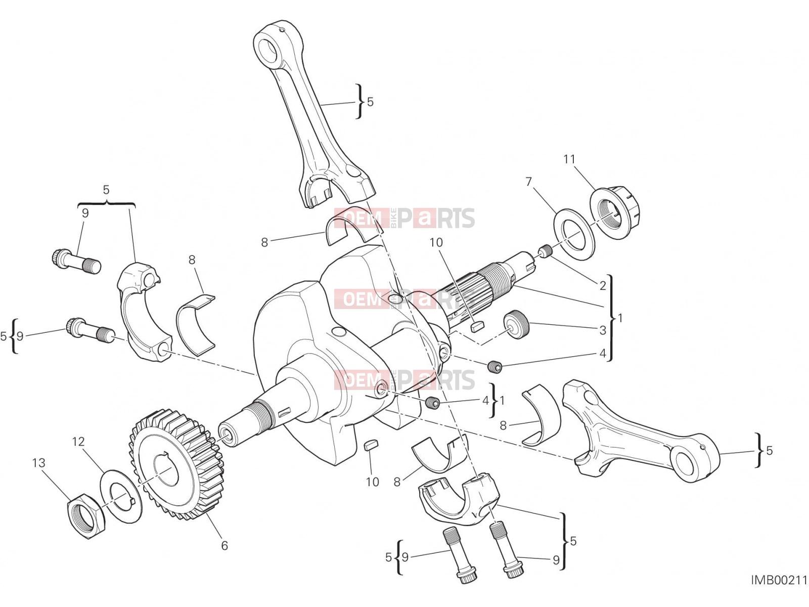 DUCATI 2015 Hyperstrada CONNECTING RODS [MOD:HYP STR;XST:AUS,EUR,FRA,JAP,TWN]