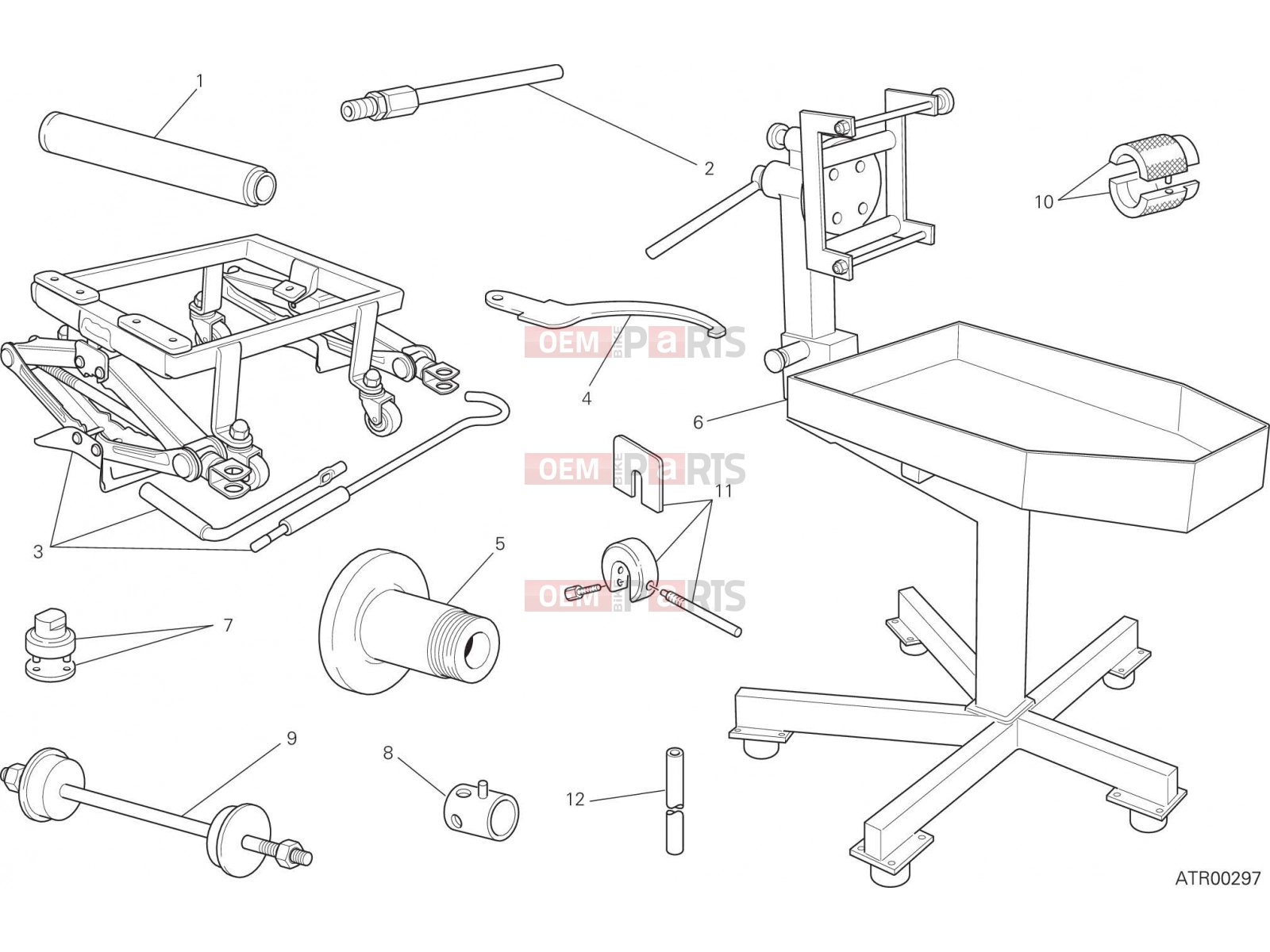 DUCATI 2016 Hypermotard 939 WORKSHOP SERVICE TOOLS (FRAME) [MOD:HYM 939]