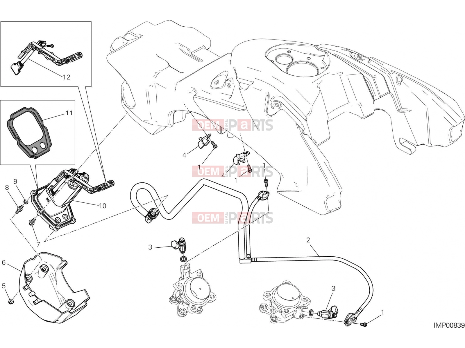 DUCATI 2016 Hyperstrada 939 FUEL SYSTEM [MOD:HY939STR]