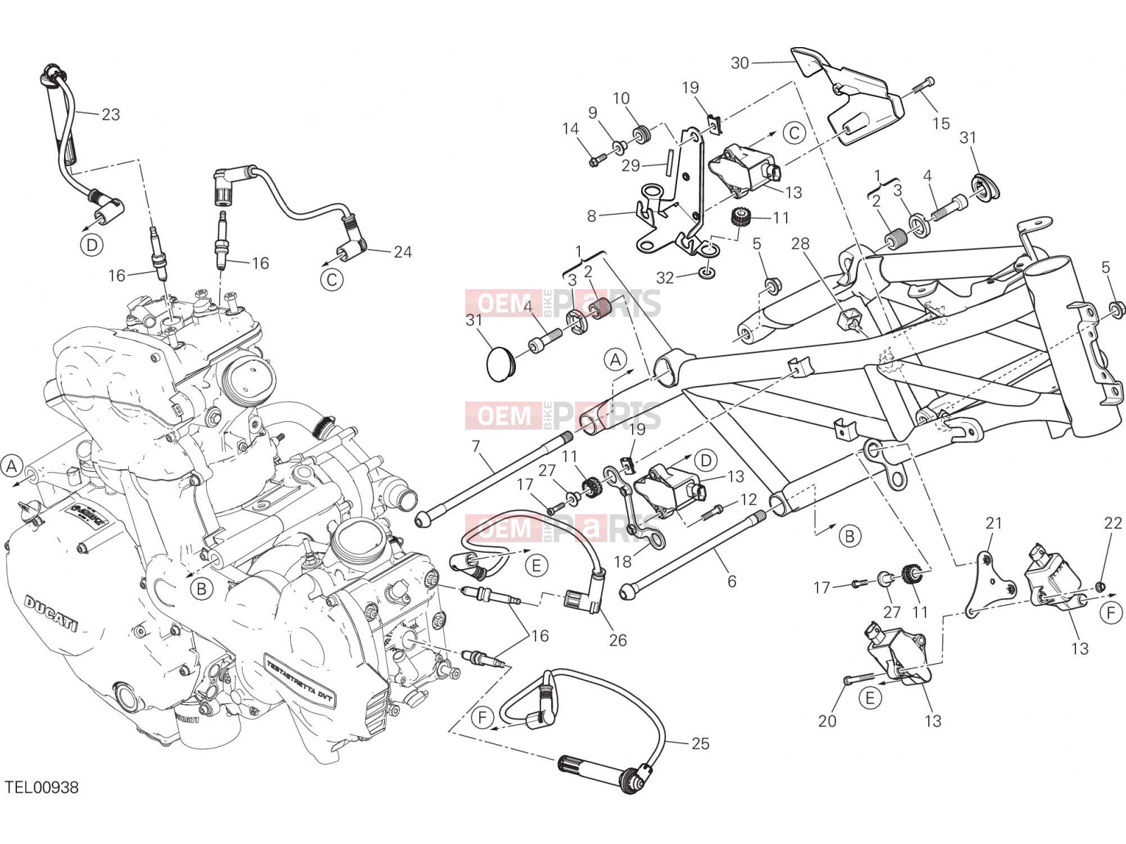 DUCATI 2017 Multistrada 1200 FRAME [MOD:MS1200]
