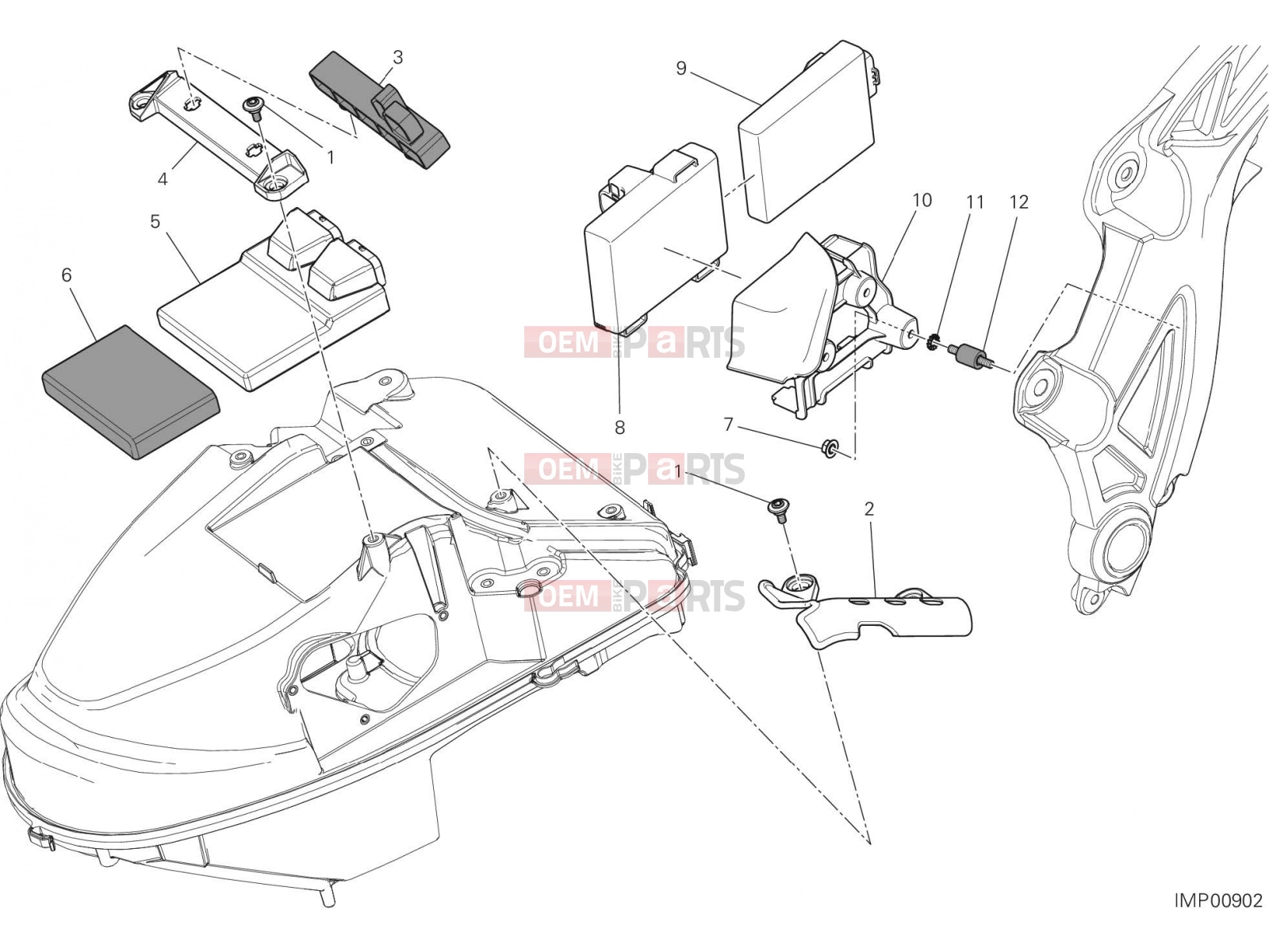 DUCATI 2018 Diavel Carbon ENGINE CONTROL UNIT [MOD:DVLC]