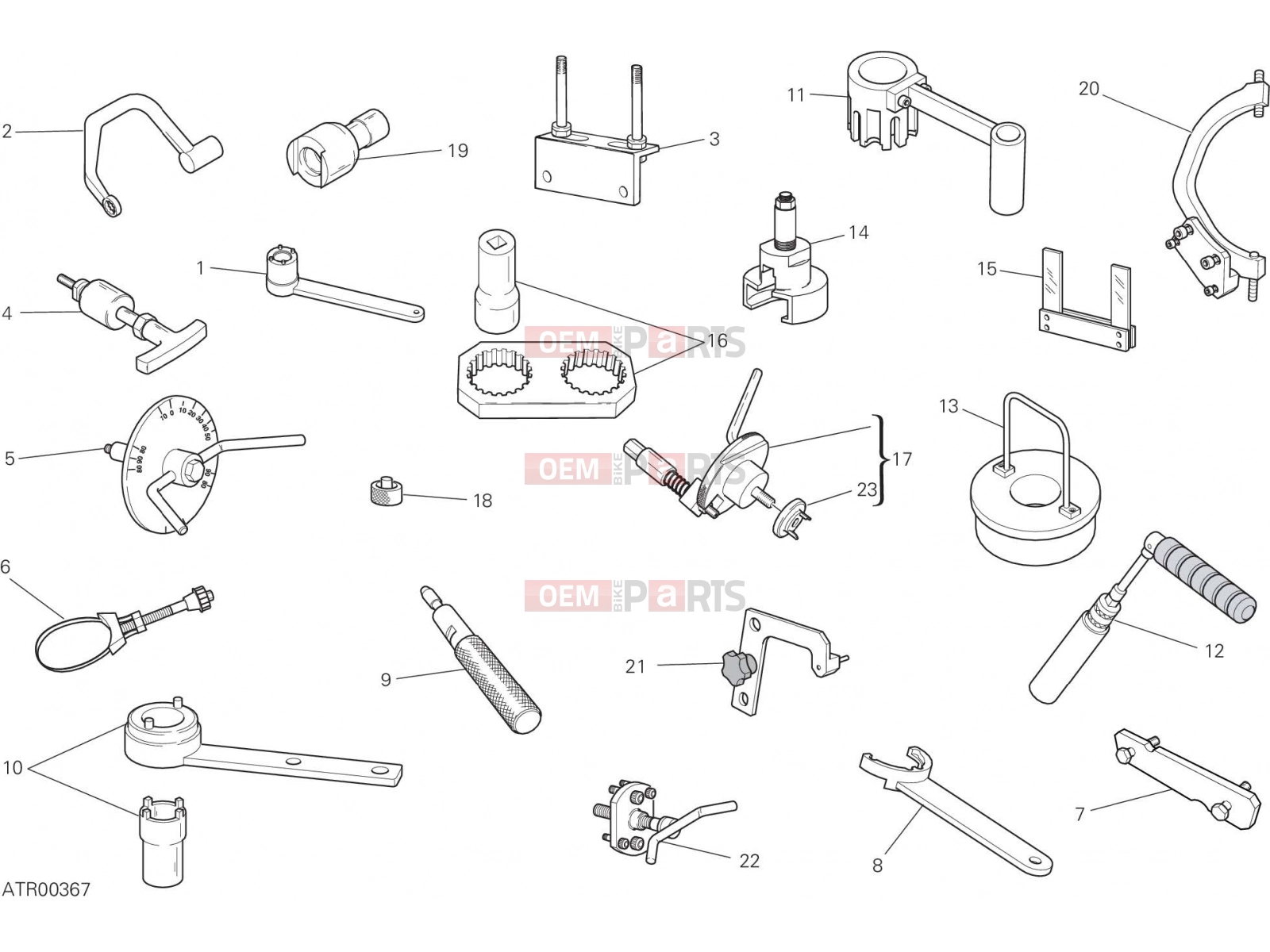 DUCATI 2018 SuperSport WORKSHOP SERVICE TOOLS (ENGINE) [MOD:SS 939]