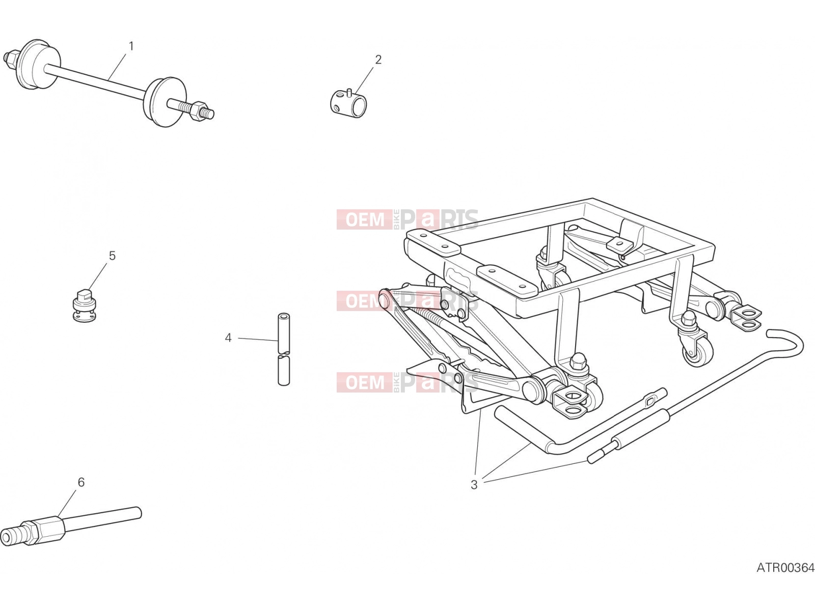 DUCATI 2019 Monster 797 WORKSHOP SERVICE TOOLS, FRAME [MOD:M 797+]
