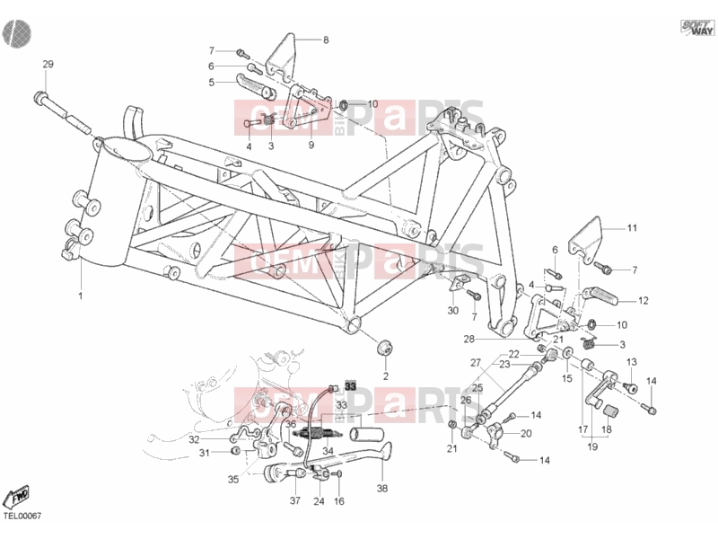DUCATI 2004 998 Final Ed. FRAME » FRAME