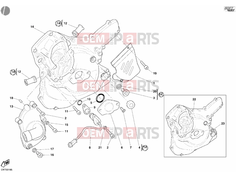 DUCATI 2004 998 Final Ed. Single-Seat GENERATOR COVER » IGNITION SYSTEM