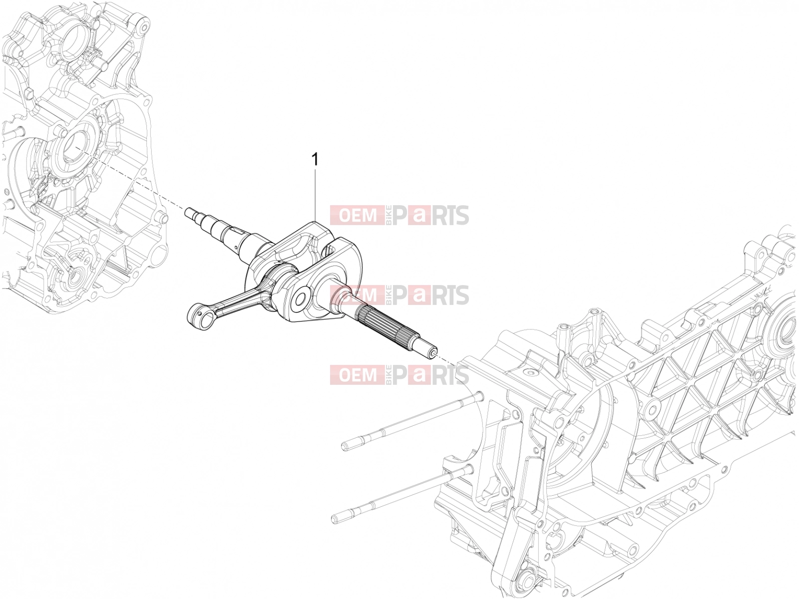 PIAGGIO Liberty 150 Engine » Crankshaft