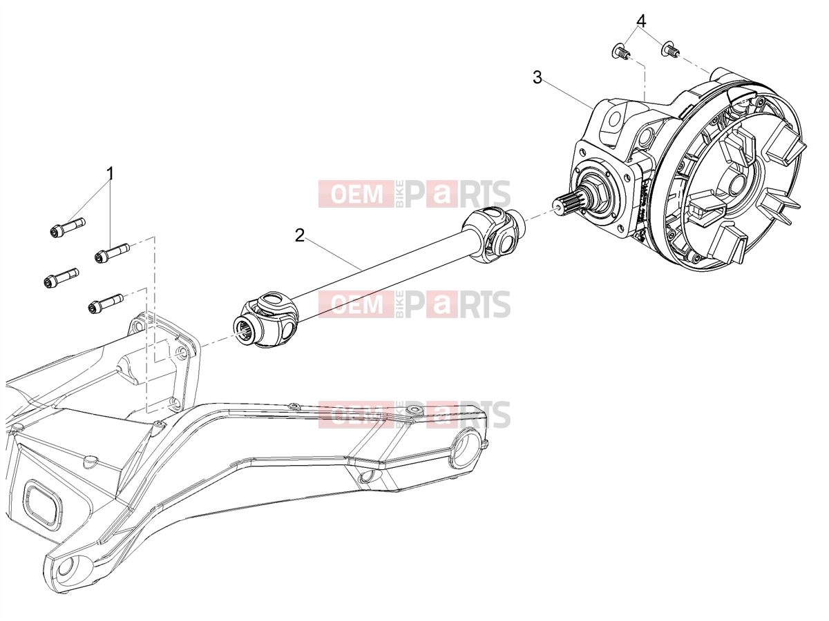MOTOGUZZI V85 TT Engine » Transmission complete