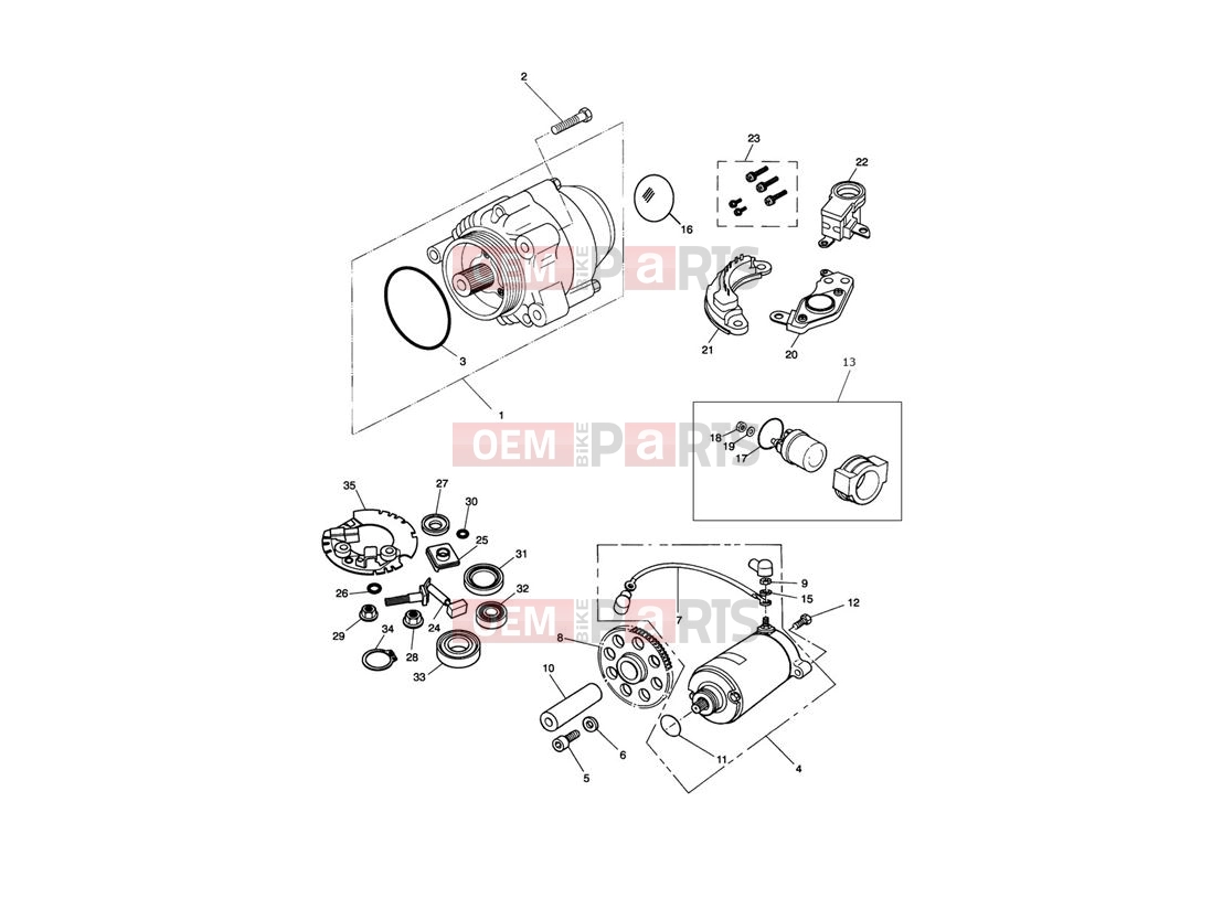 Triumph 1992 TRIDENT Alternator & Starter