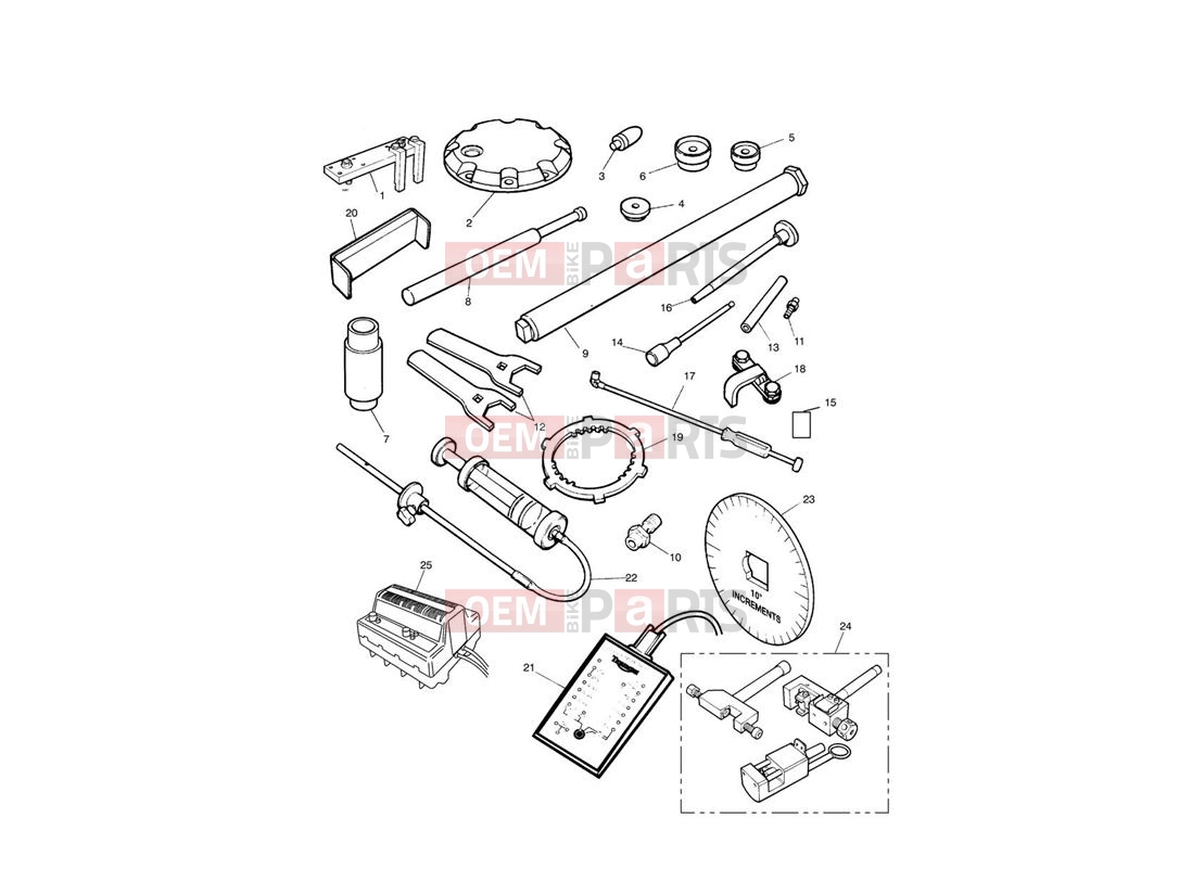 Triumph 1994 TRIDENT Service Tools