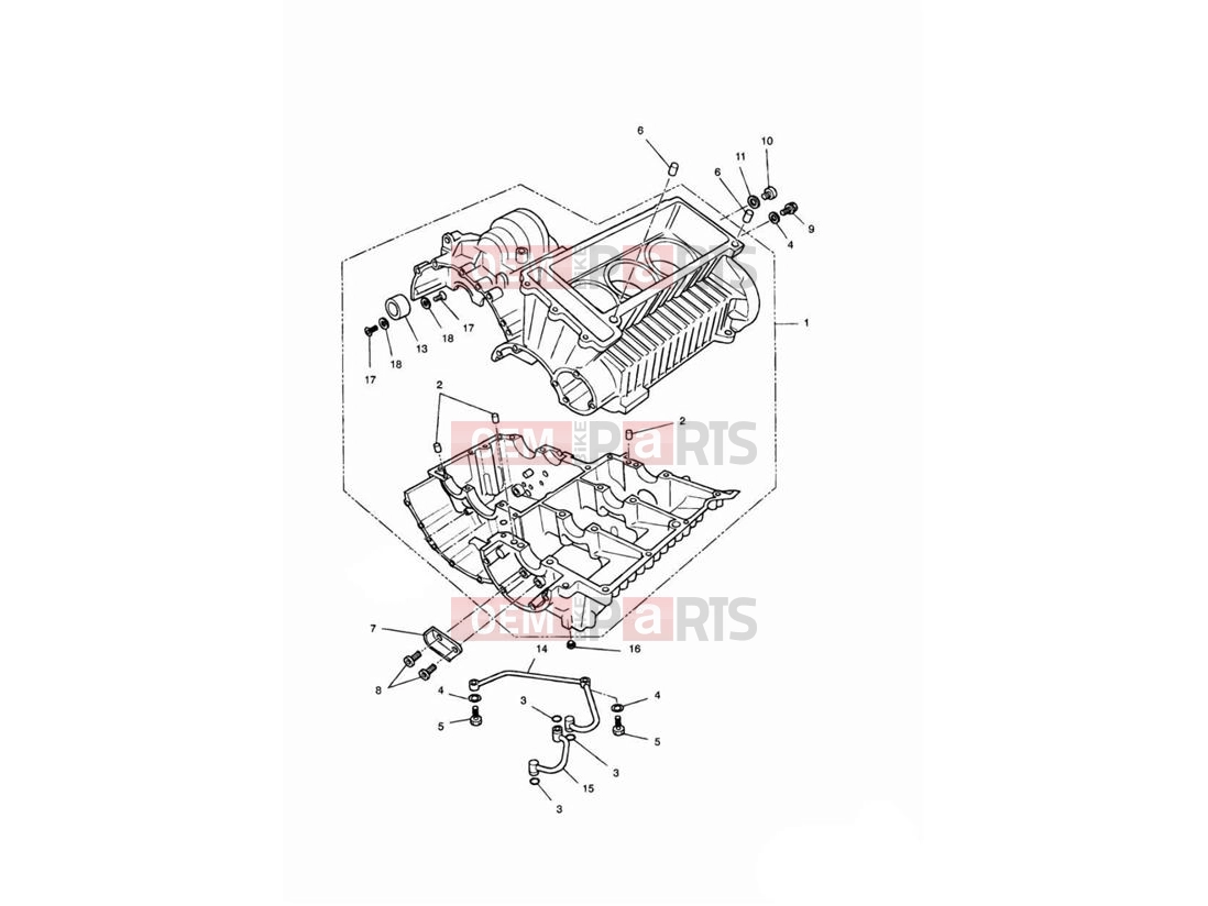 Triumph 1994 TRIDENT Crankcase