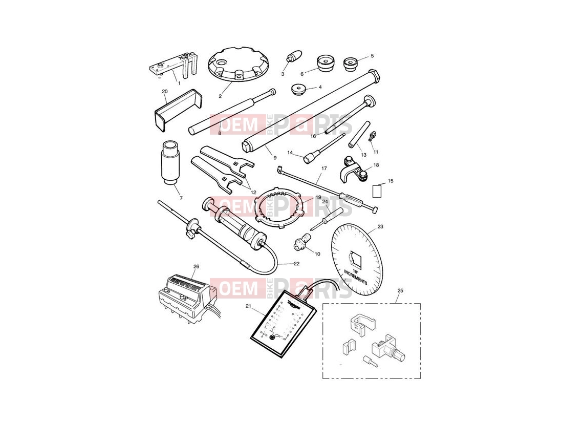 Triumph 2000 THUNDERBIRD SPORT Service Tools