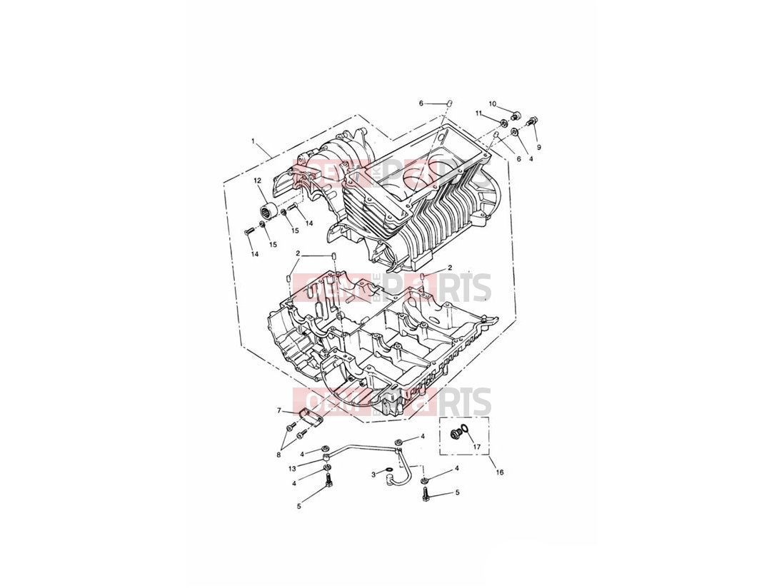 Triumph 2000 THUNDERBIRD SPORT Crankcase