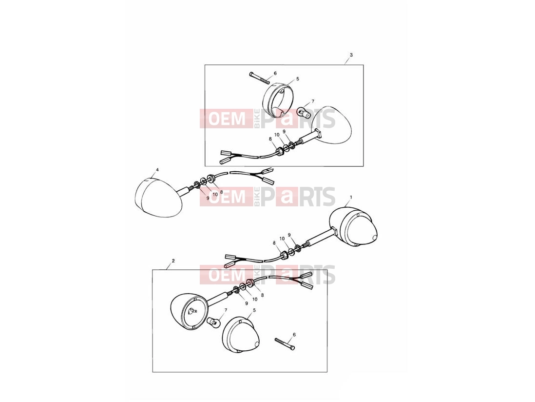 Triumph 2001 THUNDERBIRD SPORT Indicators