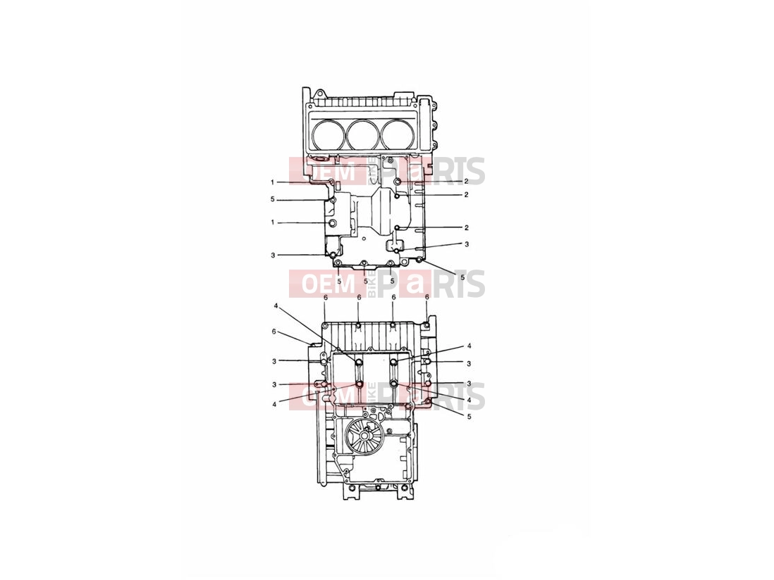 Triumph 2003 THUNDERBIRD SPORT Crankcase Fixings