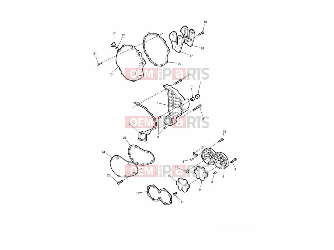 Triumph 2004 THUNDERBIRD SPORT Engine Covers