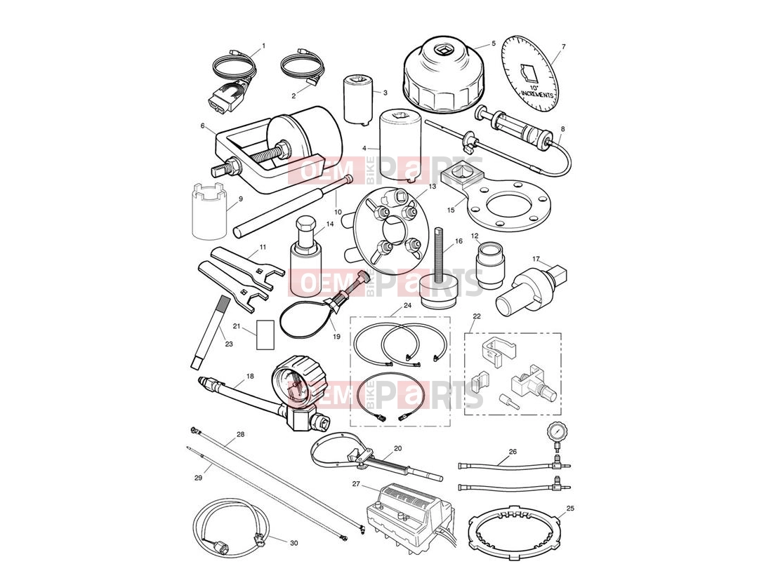 Triumph 2002 SPEED FOUR Service Tools
