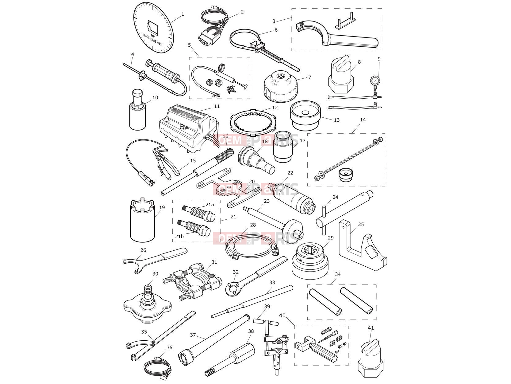 Triumph 2017 THRUXTON R Service Tools