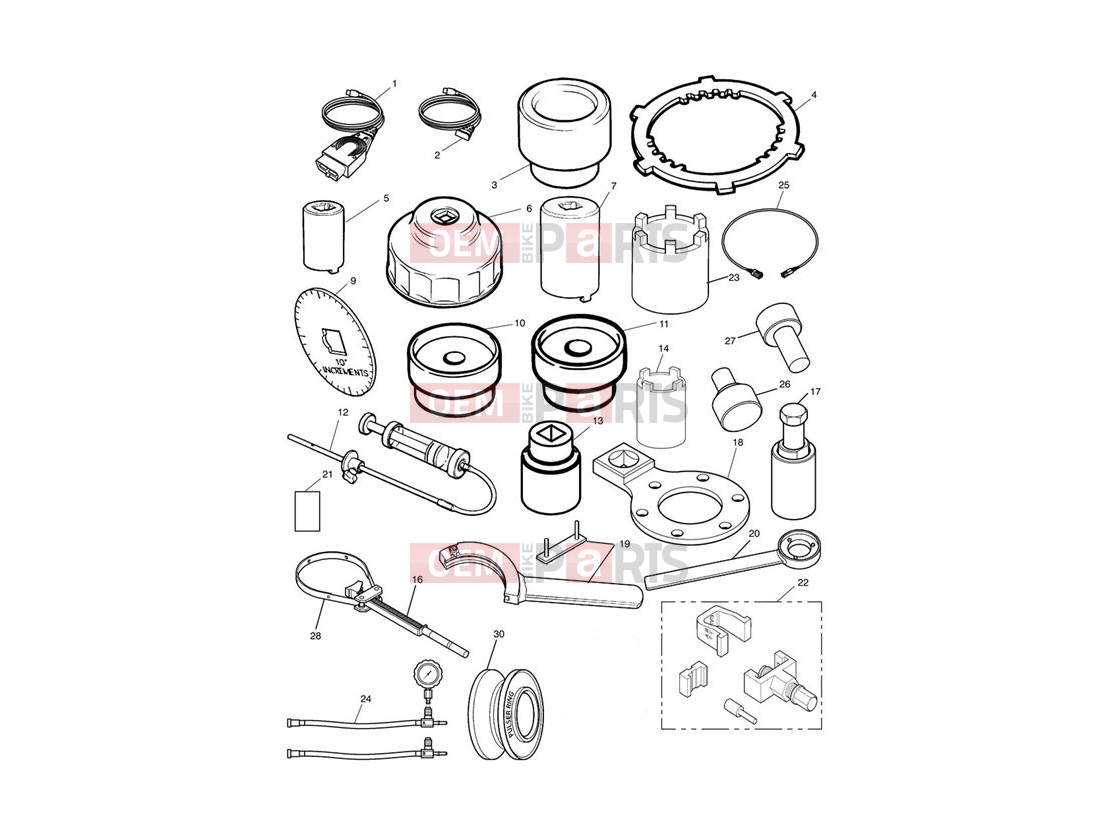 Triumph 2006 SPRINT ST 208167 > Service Tools