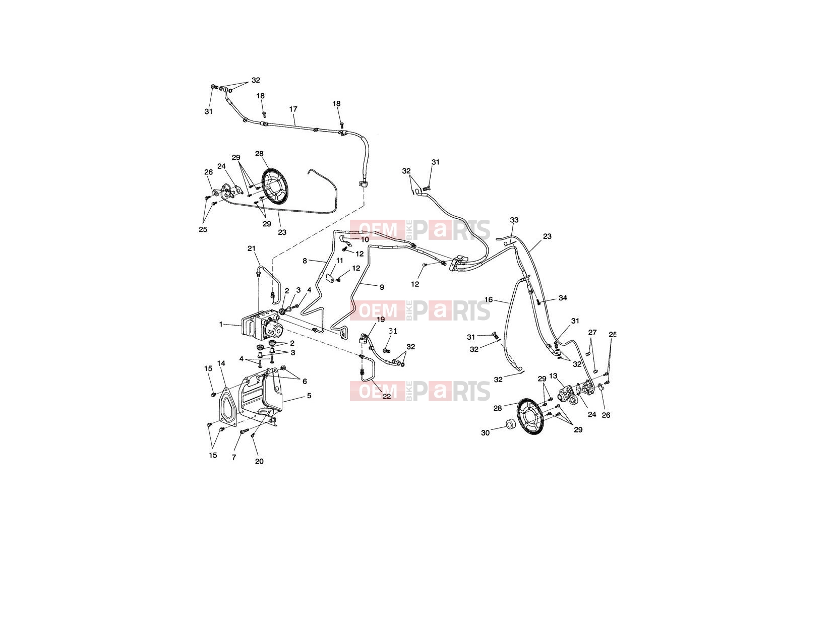 Triumph 2007 ROCKET III, CLASSIC & ROADSTER ABS Components