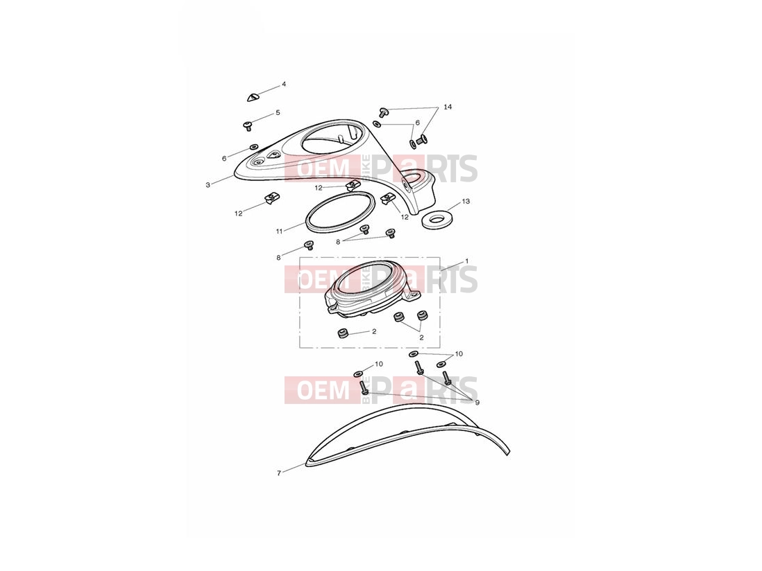 Triumph 2011 ROCKET III TOURING Instruments