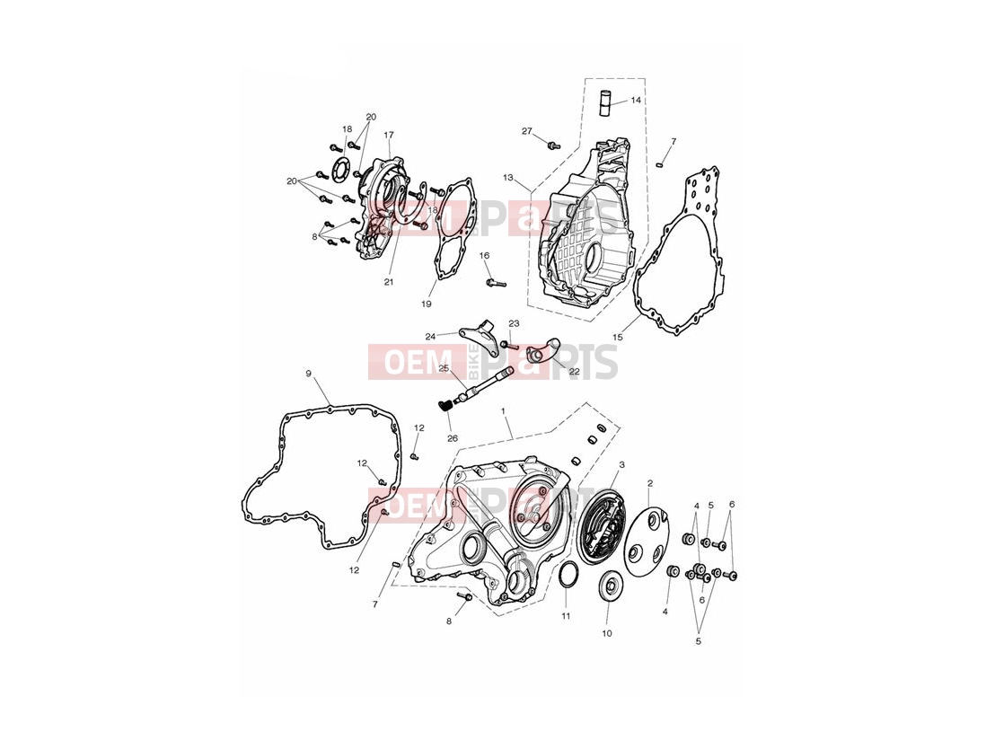 Triumph 2013 ROCKET III TOURING Engine Covers